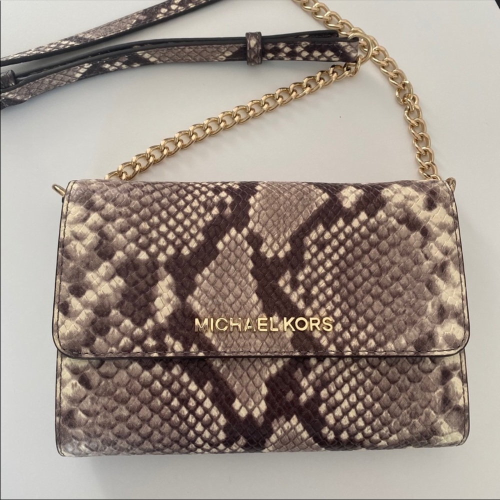 Michael Kors Snakeskin Crossbody